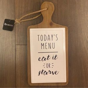 NWT kitchen sign